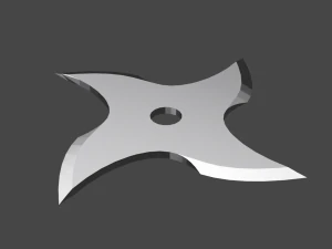 shurikens 3D Model
