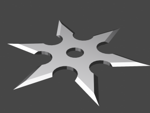 shurikens Modelo 3D