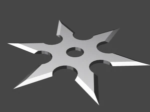 shurikens 3D Model
