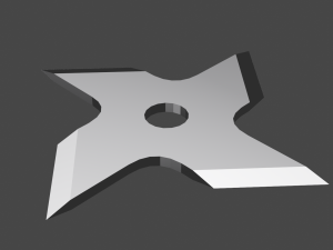 shurikens Modelo 3D