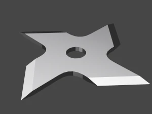 shurikens 3D Model