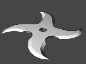 shurikens Modelo 3D