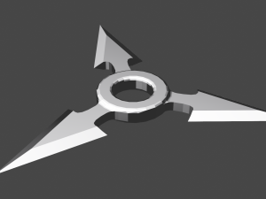 shurikens Modelo 3D