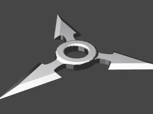 shurikens 3D Model