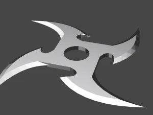 shurikens 3D Model