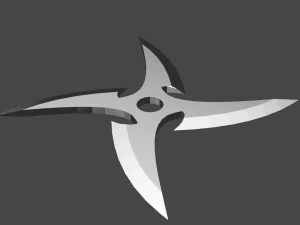 shurikens 3D Model