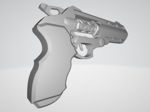 sci fi revolver 3D Принт Модель