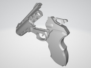 sci fi revolver 3D Принт Модель