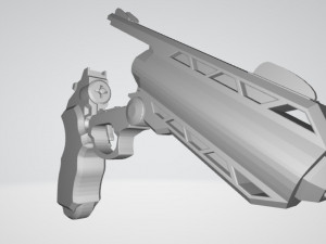 sci fi revolver 3D Принт Модель