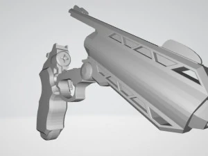 sci fi revolver 3D Print Model