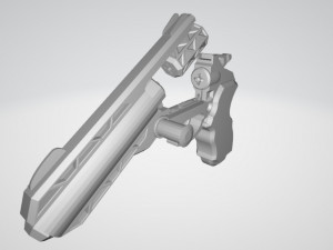 sci fi revolver 3D Принт Модель
