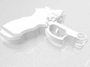 sci fi revolver 3D Принт Модель