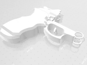 sci fi revolver 3D Print Model