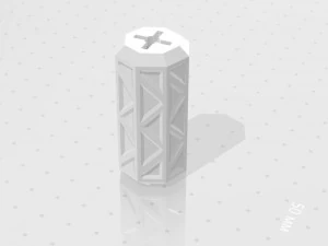 sci fi revolver 3D Print Model