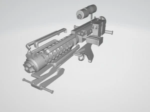 star wars e-11 blaster 3D Print Model