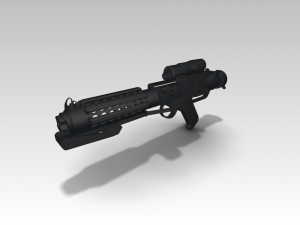 star wars e-11 blaster 3D Print Model