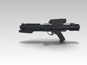 star wars e-11 blaster Model Cetak 3D