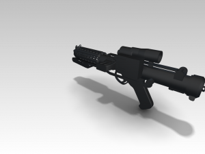 star wars e-11 blaster Model Cetak 3D