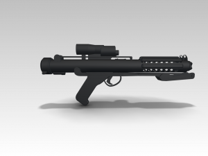 star wars e-11 blaster Model Cetak 3D