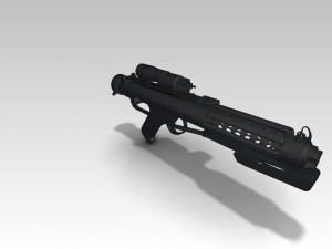 star wars e-11 blaster Model Cetak 3D