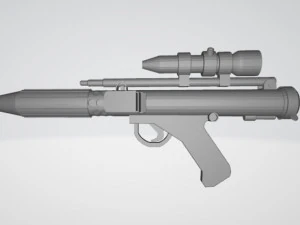 star wars rebel blaster dh-17 3D Print Model