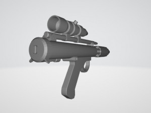 star wars rebel blaster dh-17 3D 프린트 모델