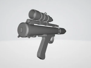 star wars rebel blaster dh-17 3D Print Model