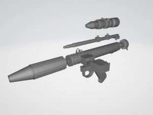 star wars rebel blaster dh-17 3D Print Model