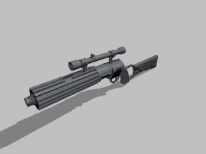 star wars boba fett blaster carabine ee-3 3D Print Model