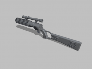 star wars boba fett blaster carabine ee-3 3D Print Model