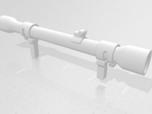 star wars boba fett blaster carabine ee-3 3D Print Model