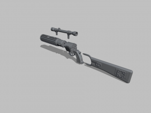 star wars boba fett blaster carabine ee-3 3D Print Model