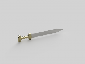 roman sword gladius 3D 模型