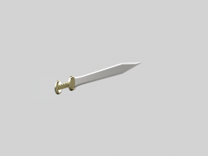 roman sword gladius 3D 模型