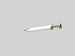 roman sword gladius 3D 模型