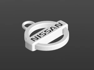 로고 닛산 키체인 3D 프린트 모델