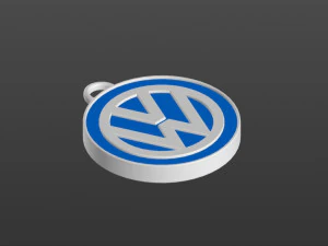 logo volkswagen keychain 3D Print Model