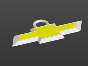 logo chevrolet keychain 3D Print Model