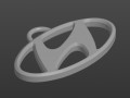 logo hyundai keychain 3D-Druckmodell