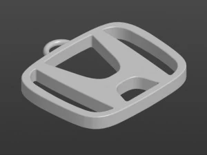 로고 혼다 키체인 3D 프린트 모델