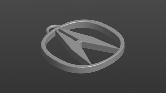 logo acura keychain Modelo de impresión 3D .c4d .max .obj .3ds .fbx .stl .blend 