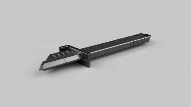 dark lightsaber from mandalorian Modello di stampa 3D .c4d .max .obj .3ds .fbx .stl .blend 