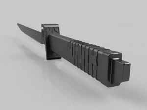 dark lightsaber from mandalorian 3D Print Model