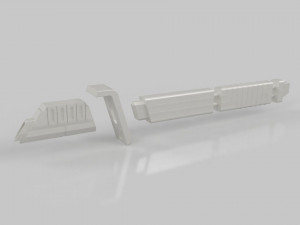dark lightsaber from mandalorian Modello di stampa 3D