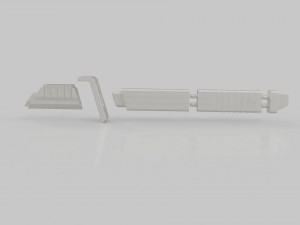 dark lightsaber from mandalorian Modello di stampa 3D