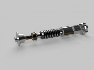 luke skywalker lightsaber 3d print model 3D Print Model