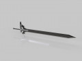 kirito sword sword art online 1 Modelo 3D