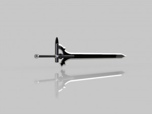 kirito sword sword art online 1 Modelo 3D
