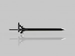 kirito sword sword art online 1 3D Model