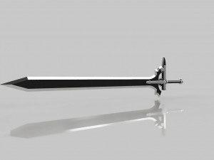 kirito sword sword art online 1 Modelo 3D